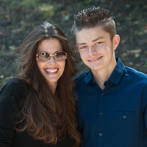 Mom and son Wilson & Kim Orthodontics in Novato, CA